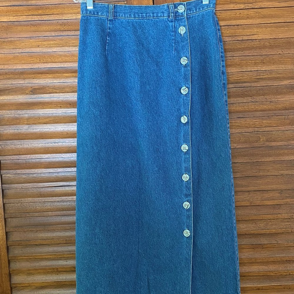 Blue Denim Skirt